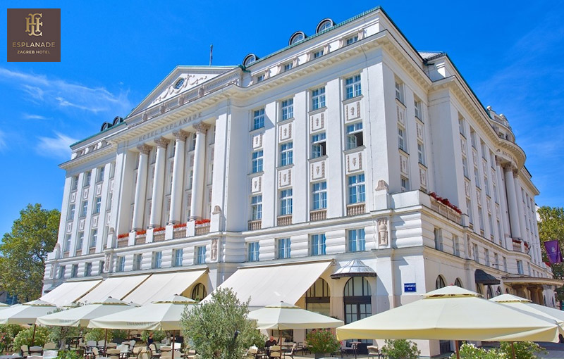 薩格勒布Esplanade Zagreb Hotel外觀