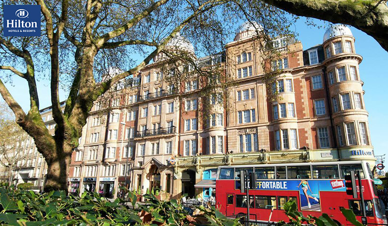 Hilton London Hyde Park外觀
