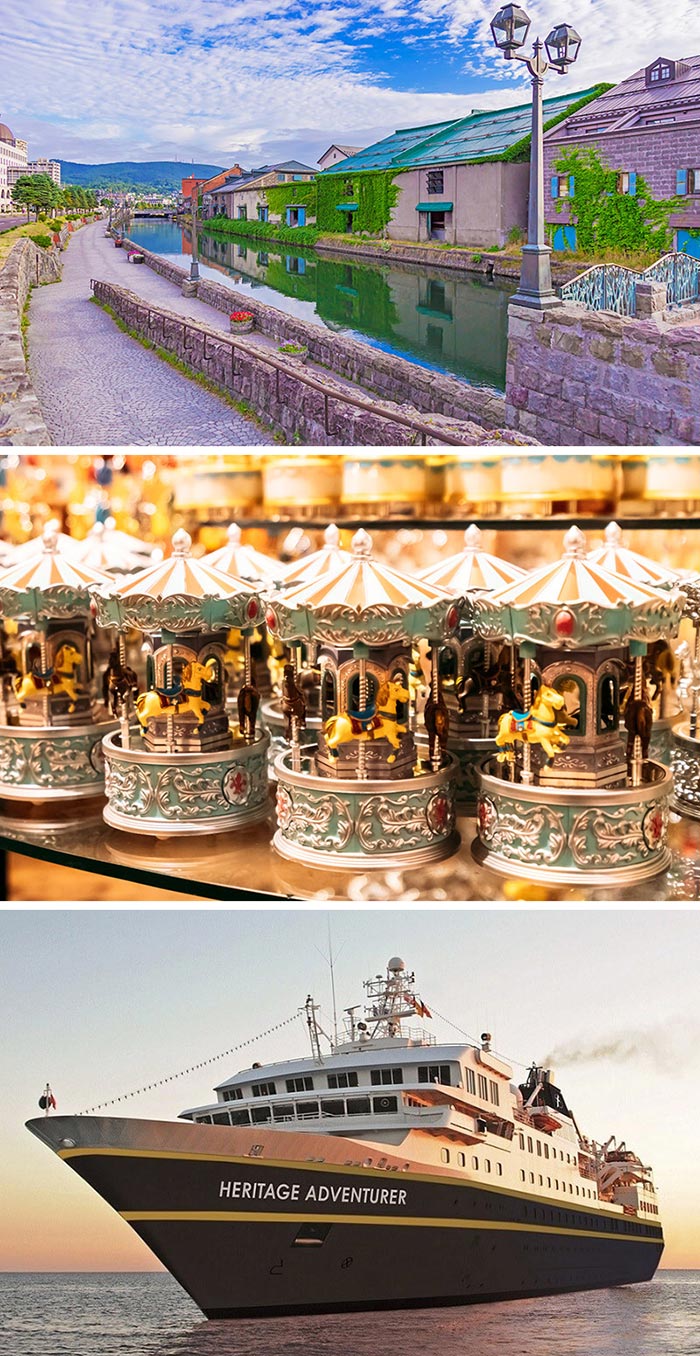 小樽運河/硝子館/Heritage Adventurer