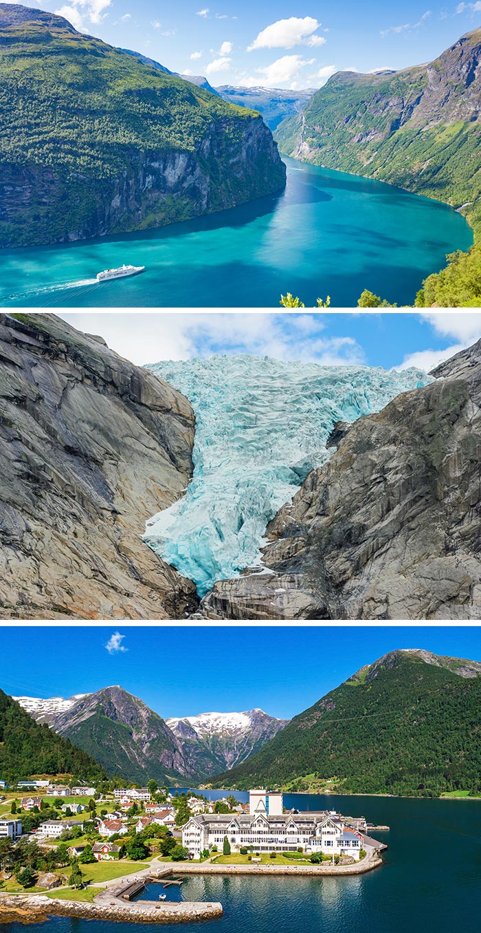蓋朗格峽灣/布里斯達冰河/松恩峽灣區